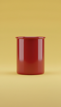 Holden red enamel beer stein